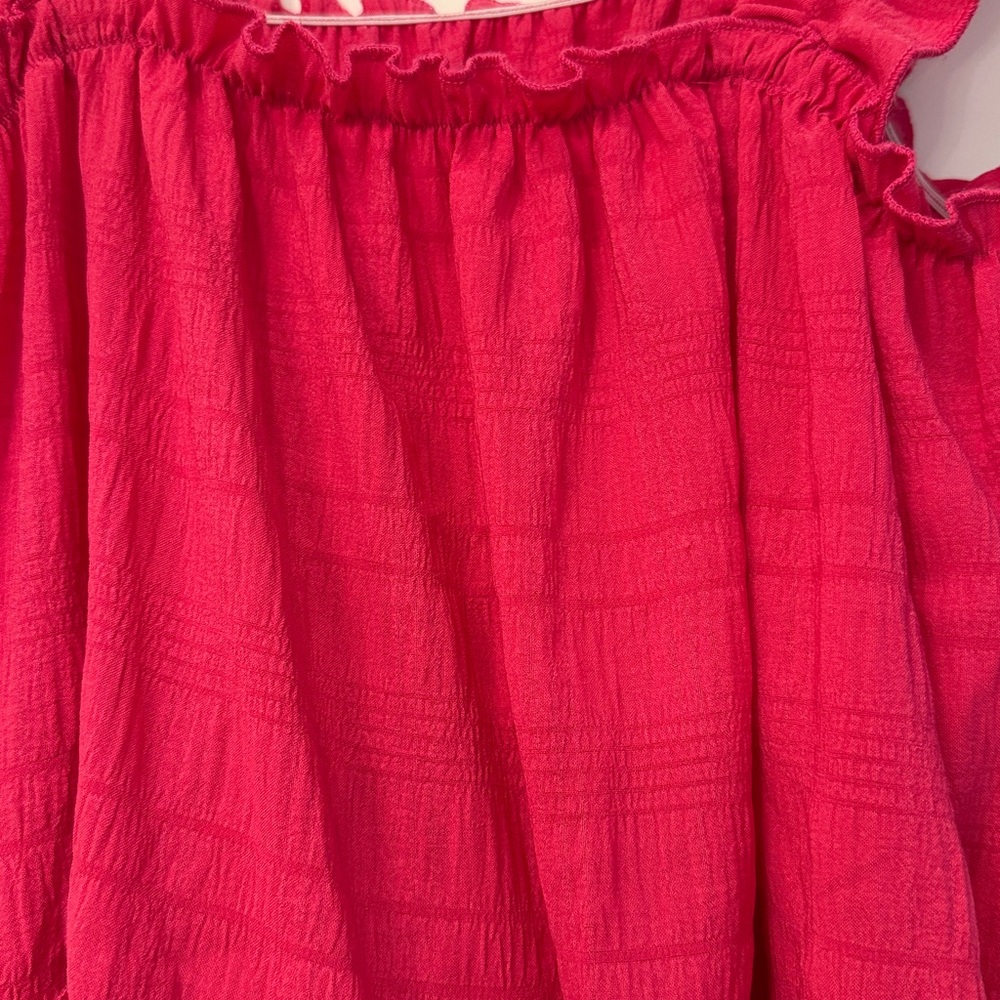 Girls' Pink Ruffled Dress - Picture 2 of 2